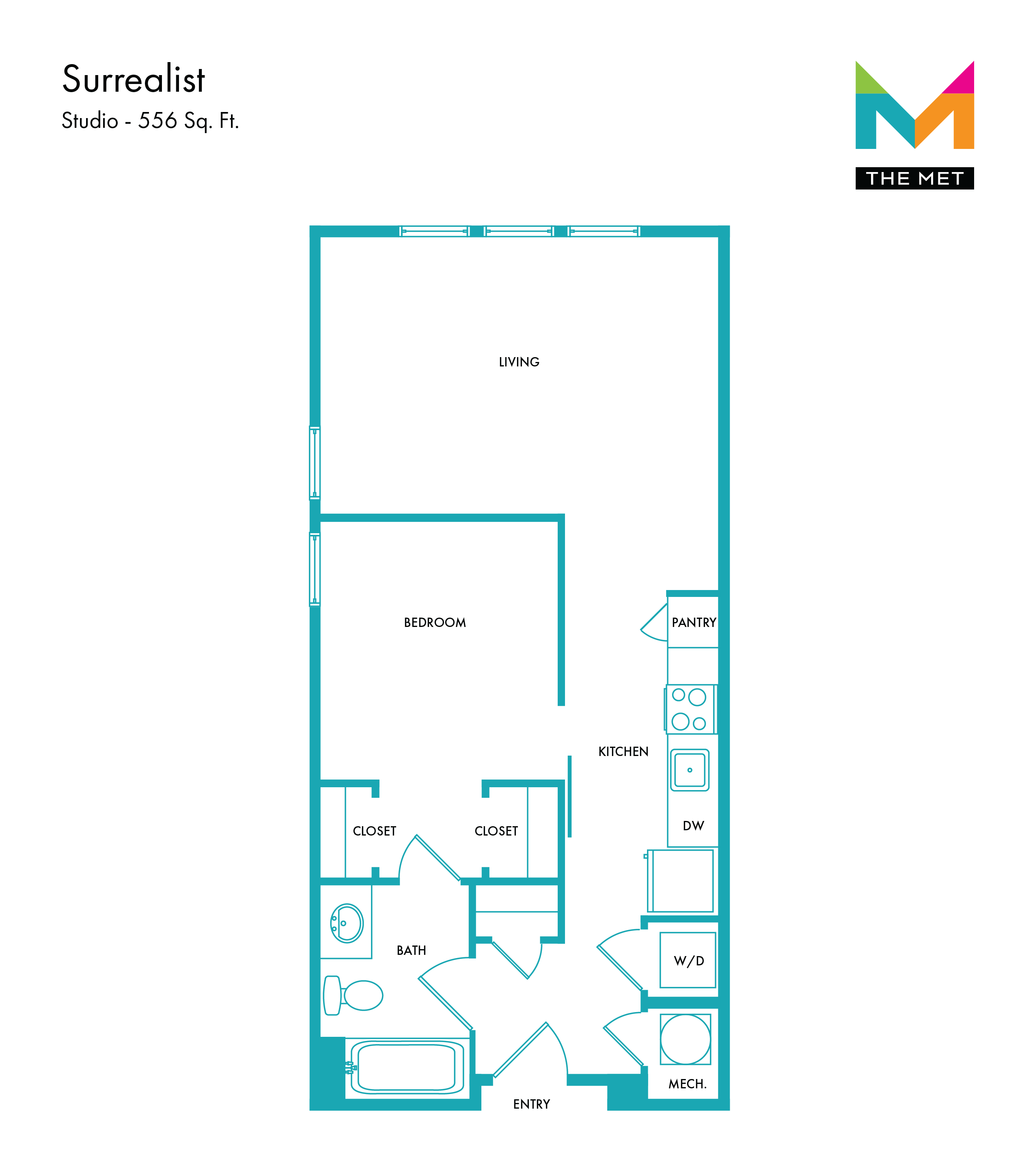 Surrealist floor plan